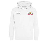 Steve Bull Logo Kids Hoodie - White / 5-6 years
