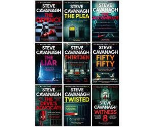 Steve Cavanagh Eddie Flynn Series 9 Books Collection Set The Defence, The Plea, The Liar, Thirteen, Fifty Fifty, Twisted, The Accomplice & MORE