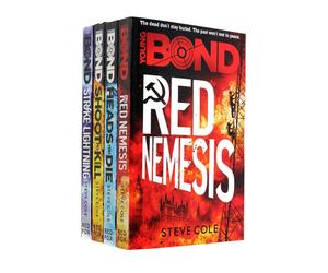 Steve Cole Young Bond Series Collection 4 Books Set