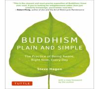 Steve Hagen Buddhism Plain & Simple Paperback Book Steve Hagen Multicolor