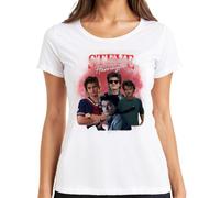 Steve Harrington Stranger Series Fan Gift Babysitter Hawkins Women's T-Shirt, White, S