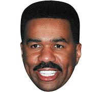 Steve Harvey (Young) Celebrity Mask, Flat Card Face, Fancy Dress Mask