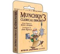 Steve Jackson Games | Munchkin 3: Clerical Errors | The Hilarious Fast-Paced Fantasy Card Game for 3 to 8 Players | Twisted Humor and 1-Hour Gameplay | Ages 10 and Up | English