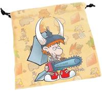 Steve Jackson Games Munchkin Dice Bag | Large Drawstring Bag 7” x 7” | Printed Fabric | Holds over 100 Dice | RPG Bag | Roleplaying Dice Bag | Tabletop Adventure Game Bag