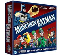 Steve Jackson Games | Munchkin Presents Batman | The Mischievous Fast-Paced Card Game Featuring Iconic Super-Villains for 3 to 6 Players | Ages 10 and Up | English