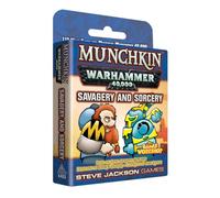 Steve Jackson Games | Munchkin Warhammer 40000: Savagery and Sorcery | Board Game | Ages 10+ | 3-6 Players | 60-120 Minutes Playing Time