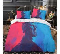 Steve Jobs for Teens And Adults 3D Print IGod Comforter Covers Quilt Cover Duvet Cover with Pillow Cases with Zipper Closure Soft Microfiber Bedding Set 3 Pieces Single(140x200cm)
