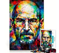 Steve Jobs Jigsaw Puzzle for Adults 1000 Pieces Smart Game Tension Relief Pattern Assembly Heartfelt Gift 38x26cm