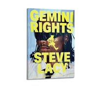 Steve Lacy Gemini Rights MusicCanvas Poster Wall Art Poster for Room Living Room Study Aesthetics And DecorationFrame-style 12x18inch(30x45cm)