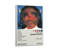 STEVE LACY GEMINI RIGHTS Print Album Cover Signed Limited , Music Album Cover ,Pop Hip Hop Rap Singer Star Music Poster Aesthetic Canvas Wall Art for Girl And Boy Teens Dorm Decor 12x18inch(30x45cm) F