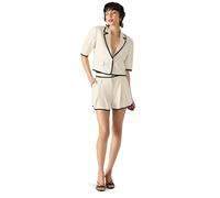 Steve Madden Apparel Women's Fable Blazer, Natural, S