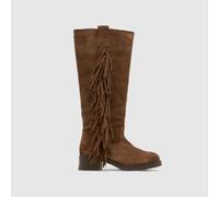 Steve Madden Banner Tassel Knee High Boots in Taupe UK 4 (EU 37)