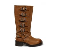 Steve Madden Battle Boots Black Leather size 37 | Loafers Outlet | Women | Black 37