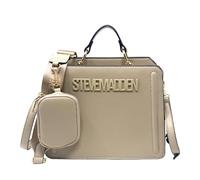 Steve Madden Bevelyn Convertible Crossbody Bag (Timeless Taupe), Brown
