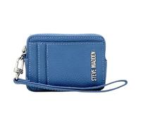 Steve Madden Bpipper Zip Around Card Case Wristlet, Marine, One Size, Steve Madden Card Case Wristlet