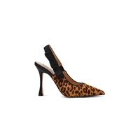 Steve Madden 'brylie Leo 969' Leather Heels In Brown Brown