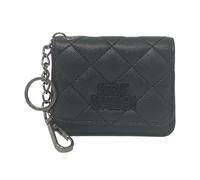 Steve Madden Bwren Flap Wallet with Keyring, Black, One Size, Steve Madden Women's Wallet