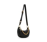 Steve Madden Bzina Moon Shaped Bag W/Chain, Black, Black, One size