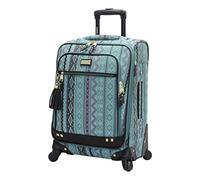 Steve Madden Designer Luggage Collection,Lightweight Softside Expandable Suitcase for Men & Women, 20 inches, Carry on Bag with Spinner Wheels