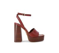 Steve Madden 'floria Brown' Leather Heels Brown