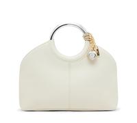 Steve Madden Geena O-Ring Handle Bag, Chalk