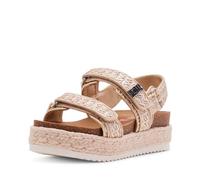 Steve Madden Girl's Bigmona Sandal, Natural Raffia, 5 Big Kid