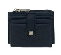 Steve Madden Hayden Wallet, Black Quilted w/ Silver, One Size, Hayden