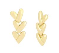 Steve Madden Heart Linear Earrings for Women