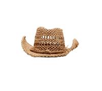 Steve Madden Women's Jones Cowboy Hat Sun, Tan, One Size