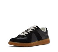 Steve Madden Men's Dixon Sneaker, Black Leather, 8 UK