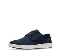 Steve Madden Men's Fenta Fashion Sneaker, Navy Canvas, 9.5