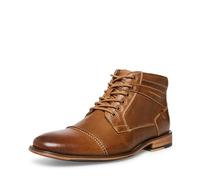 Steve Madden Men's Jotter Combat Boot, Dark Tan, 7.5 UK