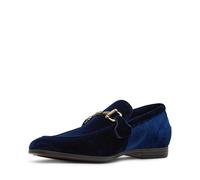 Steve Madden Men's Madly Loafers, Navy Velvet, 8.5