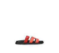 Steve Madden 'missile' Suede Leather Sandals In Red Red