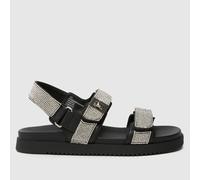 Steve Madden Mona-R Sandals in Black & Silver UK 4 (EU 37)