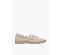 STEVE MADDEN Women's 'Portland Bone' Suede Flats in Cream | Size: 4 Steve Madden Cream 4