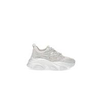 Steve Madden 'privy 751' Fabric Trainers In Silver Silver