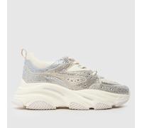 Steve Madden Privy Trainers in Silver Multi UK 6 (EU 39)