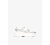 Steve Madden Steve Madden Privy Embellished Fabric Trainers 7-9 Years White Eur 31 / 12.5 UK Kids