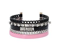 Steve Madden Stone Mixed Cuff Bracelet