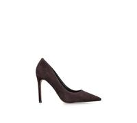 Steve Madden 'thrive' Suede Heels In Dark Brown Dark Brown 6