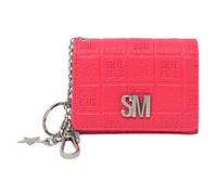 Steve Madden Women’s Bklara Card Case with Keyring and Clip, Berry, Card Holder