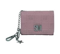 Steve Madden Women’s Bklara Card Case with Keyring and Clip, Mauve, Card Holder