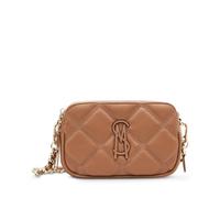 Steve Madden Women's Bdaisy Double Zip Crossbody, Cognac, One Size