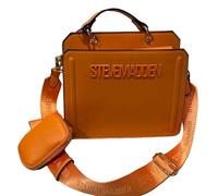 Steve Madden Women's Bevelyn Convertible Crossbody Bag, Mango, One Size