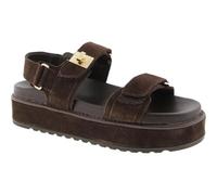 Steve Madden Women's Bigmona Sandal, Brown Suede, 6 UK