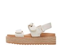 Steve Madden Women's Bigmona Sandal, White, 5 UK