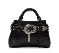 Steve Madden Women's Boom Distressed Mini Satchel, Black, One Size