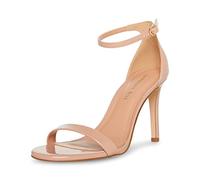 Steve Madden Women's Brazen Heeled Sandal, Dark Nude Patent, 5.5 UK