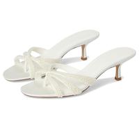 Steve Madden Women's Cary Heeled Sandal, Ivory, 5.5 UK